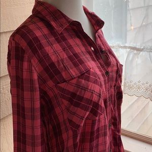 LIKE NEW 🍁 Mudd Pink Long Flannel Cozy
